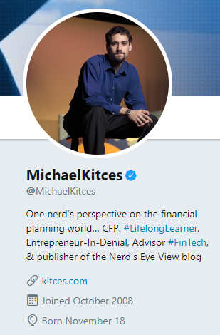 Michael Kitces Twitter